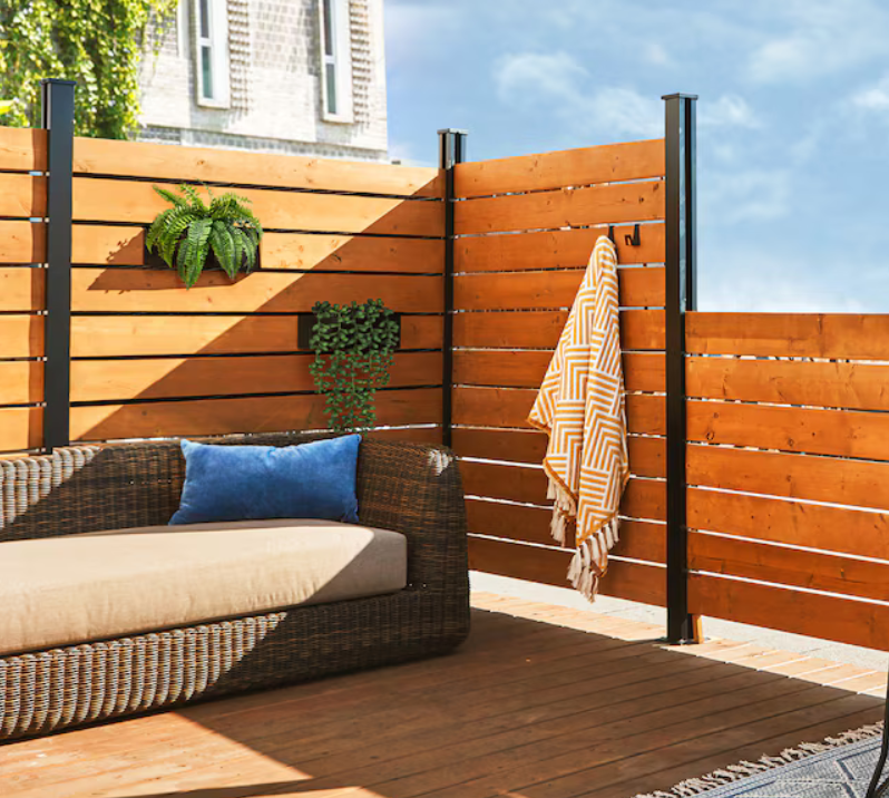Load image into Gallery viewer, Black Aluminum Fence In-Ground System - The Muskoka Line - BarrierBoss™