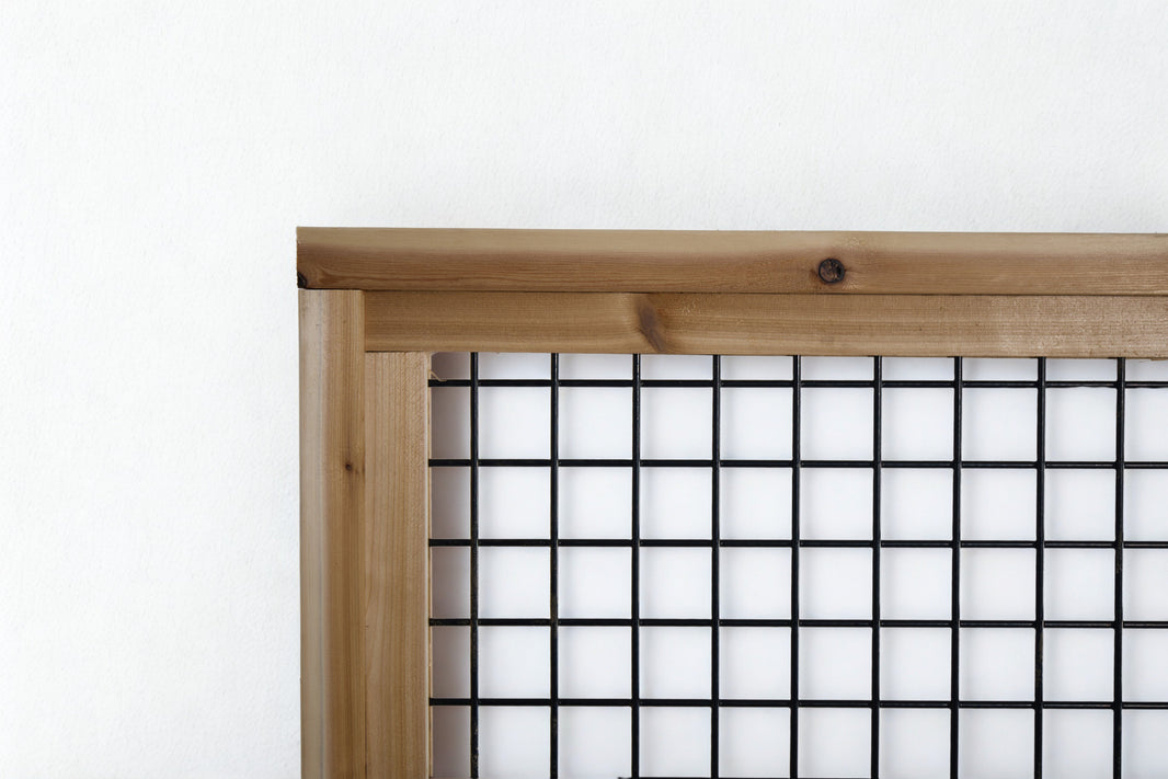 Black Hog Wire Fence Panels (Premade or Unframed) - The Rigid Panel - BarrierBoss™