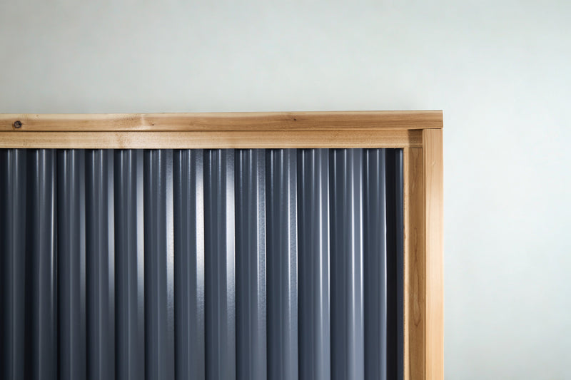 Load image into Gallery viewer, Corrugated Metal Fence Panels (Premade) - The Redwood - BarrierBoss™
