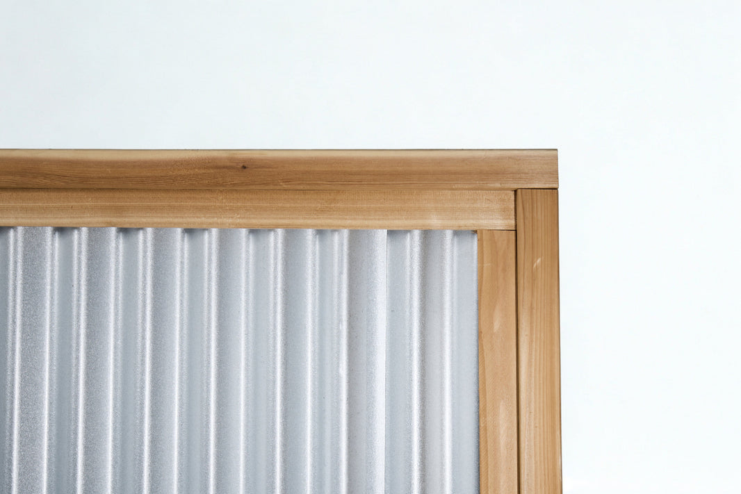 Corrugated Metal Fence Panels (Premade) - The Redwood - BarrierBoss™