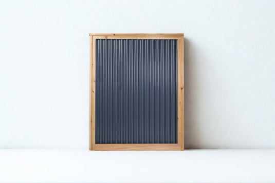 Corrugated Metal Fence Panels (Premade) - The Redwood - BarrierBoss™
