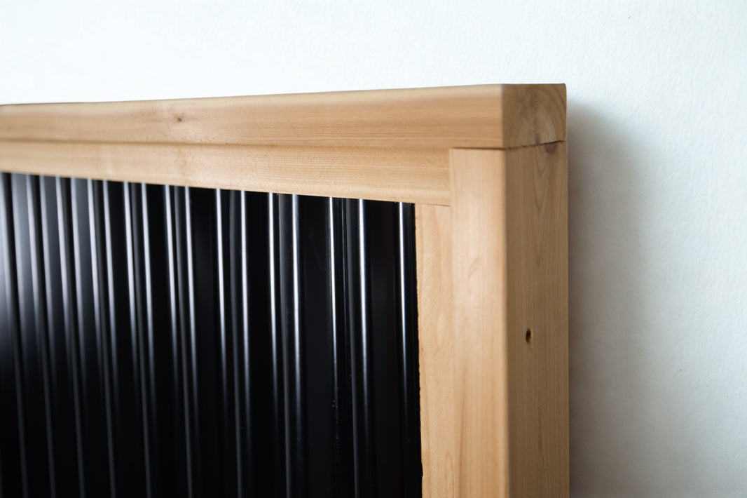 Corrugated Metal Fence Panels (Premade) - The Redwood - BarrierBoss™