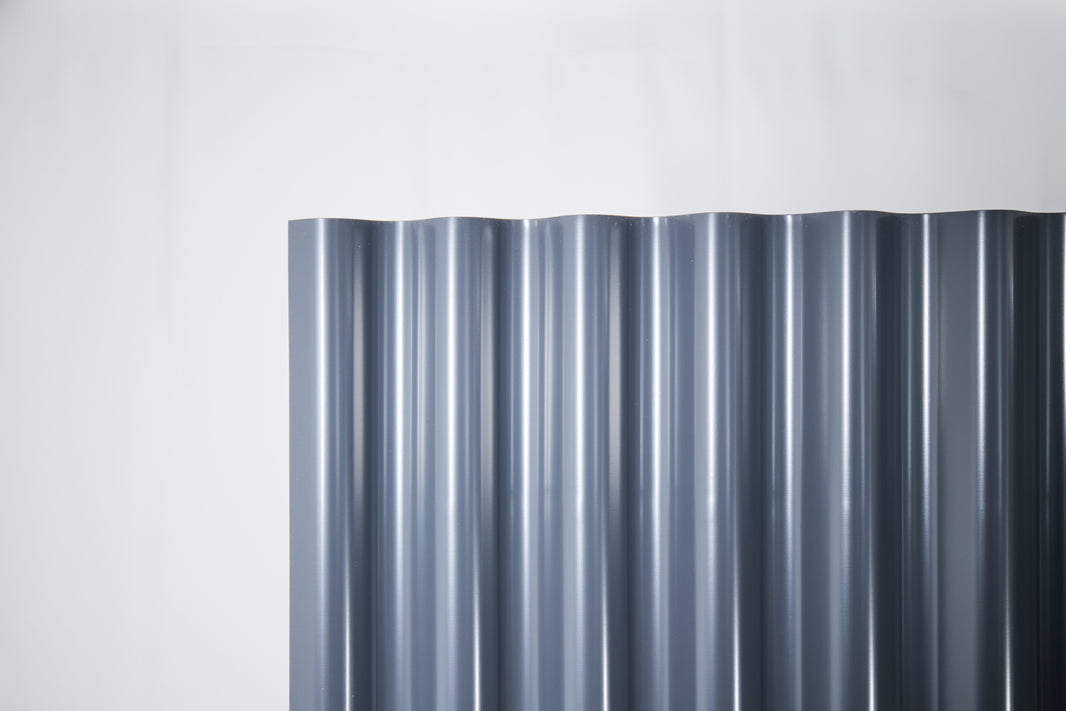 Corrugated Metal Fence Sheets - NoFade, NoRust, DualSided (Unframed) - The Canadian - BarrierBoss™