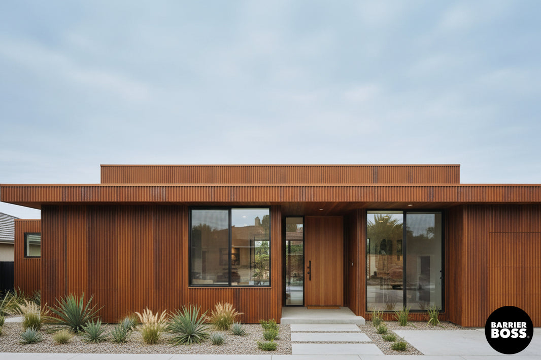 Corrugated Metal Siding Panels - The Trailhead - BARRIERBOSS™ USA