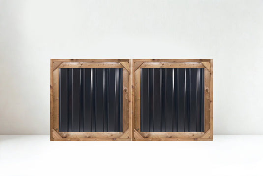 Gates for Ribbed/Deep Groove Metal Fence - BARRIERBOSS™ USA