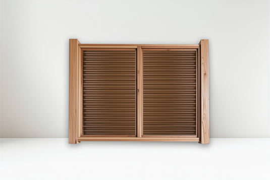 The Wood and Metal Fence Panel - High Wind, No Twisting, No Cupping, No Warping - The Fort Knox - BARRIERBOSS™ USA