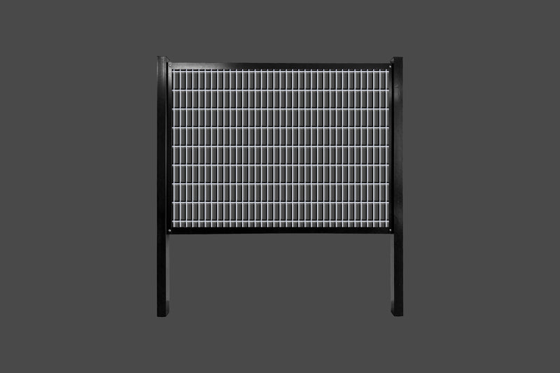 Load image into Gallery viewer, FireSmart® Rigid Hog Wire Fence Panel System with Metal Fence Posts - The Big Horn - BARRIERBOSS™ USA