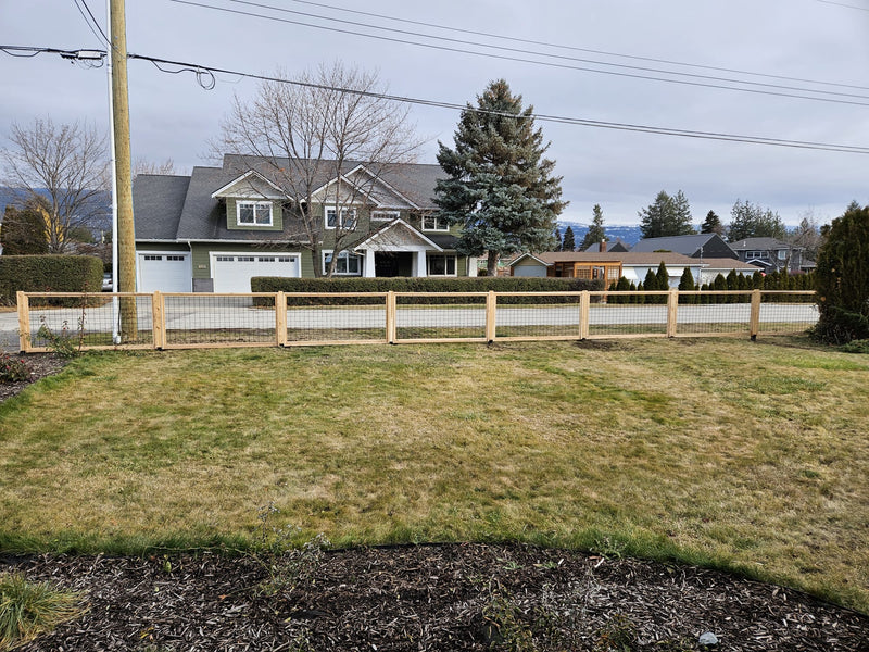 Load image into Gallery viewer, Black Hog Wire Fence Panels