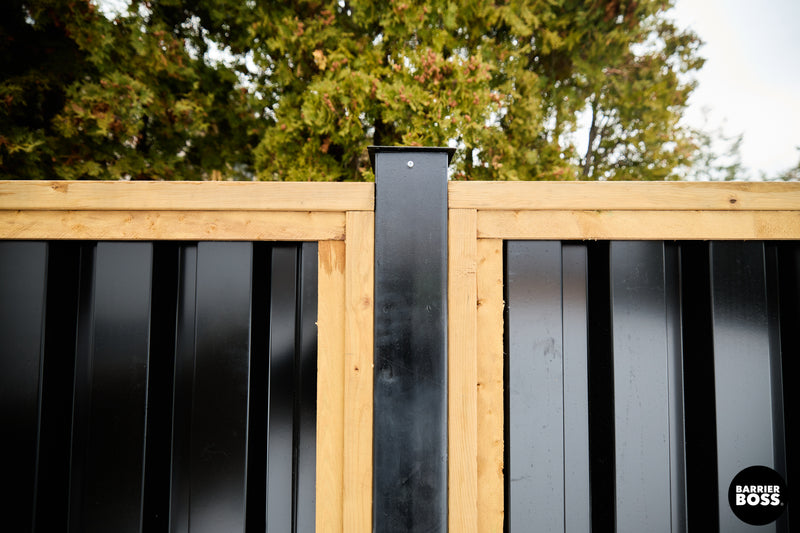 Load image into Gallery viewer, Universal Metal Fence Posts for Wood and Steel Fences - BARRIERBOSS™ USA