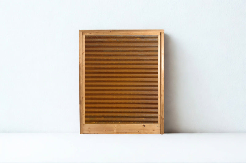 Load image into Gallery viewer, Corrugated Metal Fence Panel - Treated Frame Privacy Fence (Premade) - The Yellowstone - BARRIERBOSS™ USA