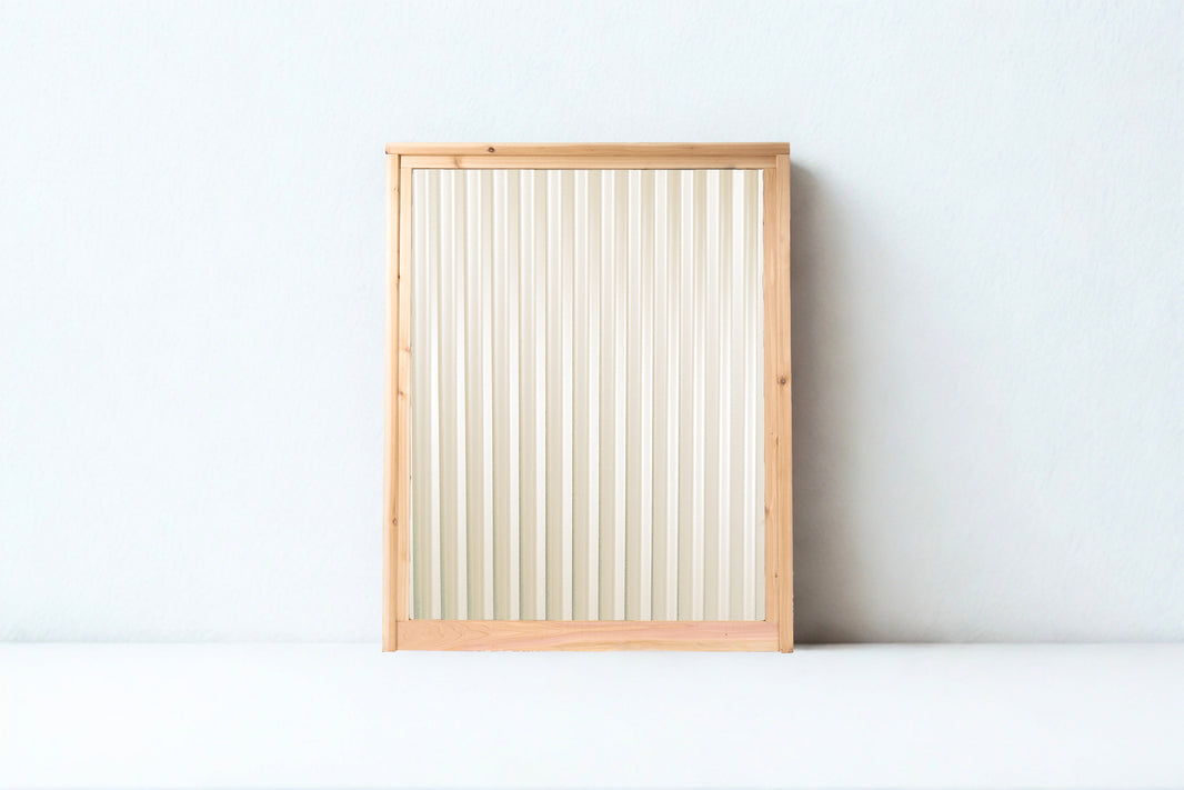 Corrugated Metal Fence Panels - Cedar Framed Privacy Fence (Premade) - The Malibu - BARRIERBOSS™ USA