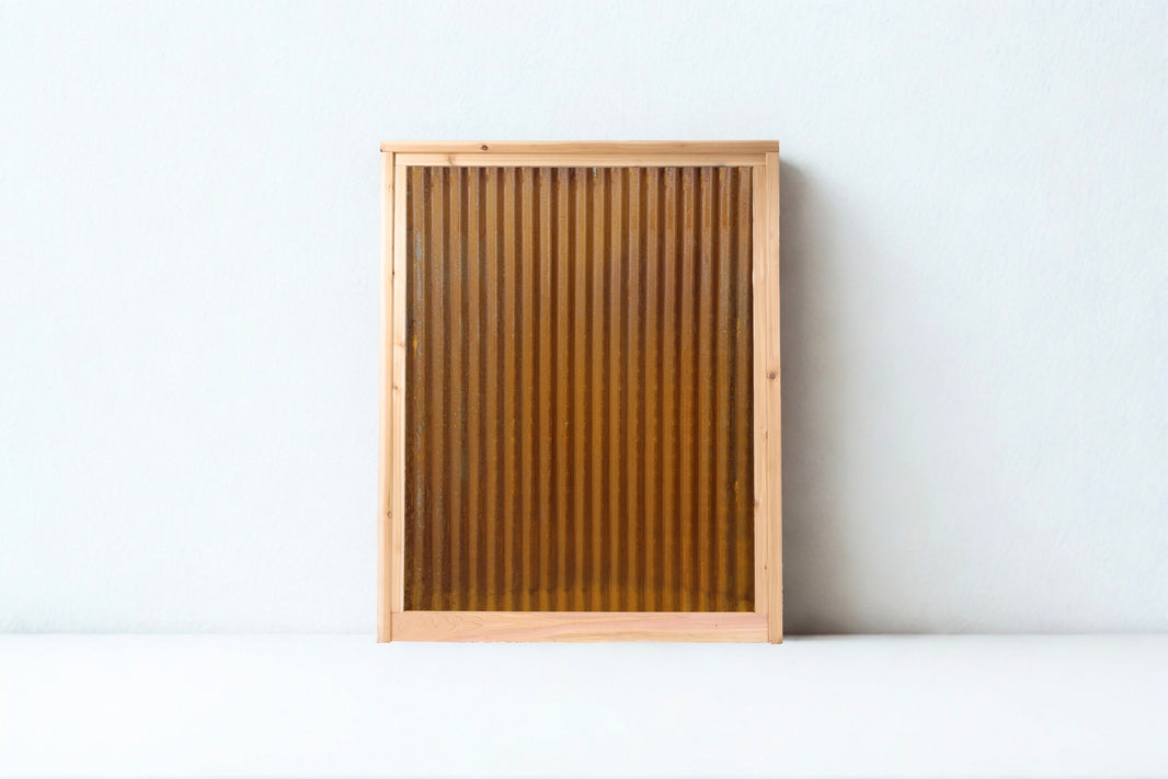 Corrugated Metal Fence Panels - Cedar Framed Privacy Fence (Premade) - The Malibu - BARRIERBOSS™ USA