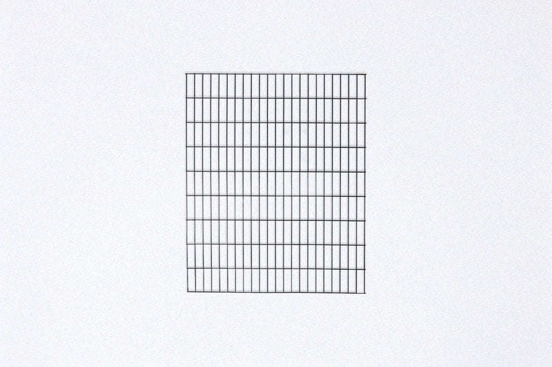 Load image into Gallery viewer, Black hog wire fence panel 4x6 with 2x6 inch wire openings — 6-gauge welded wire — BarrierBoss