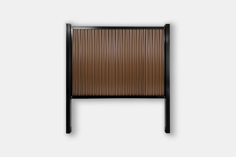 Load image into Gallery viewer, FireSmart® Metal Fence Panel System with Metal Fence Posts - The Deep South - BARRIERBOSS™ USA