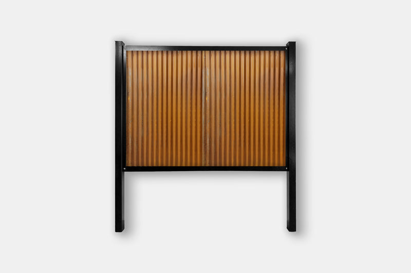 Load image into Gallery viewer, FireSmart® Metal Fence Panel System with Metal Fence Posts - The Deep South - BARRIERBOSS™ USA