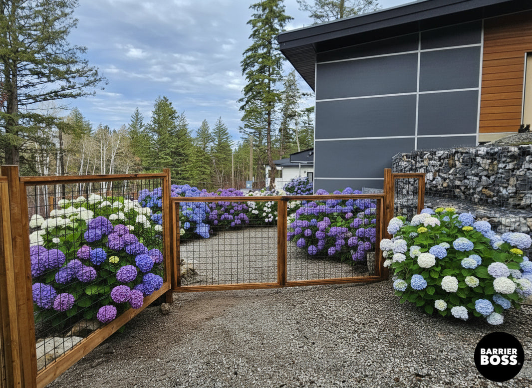 Black Hog Wire Fence Panels - Hog Panels (Premade or Unframed) - The Tough Panel