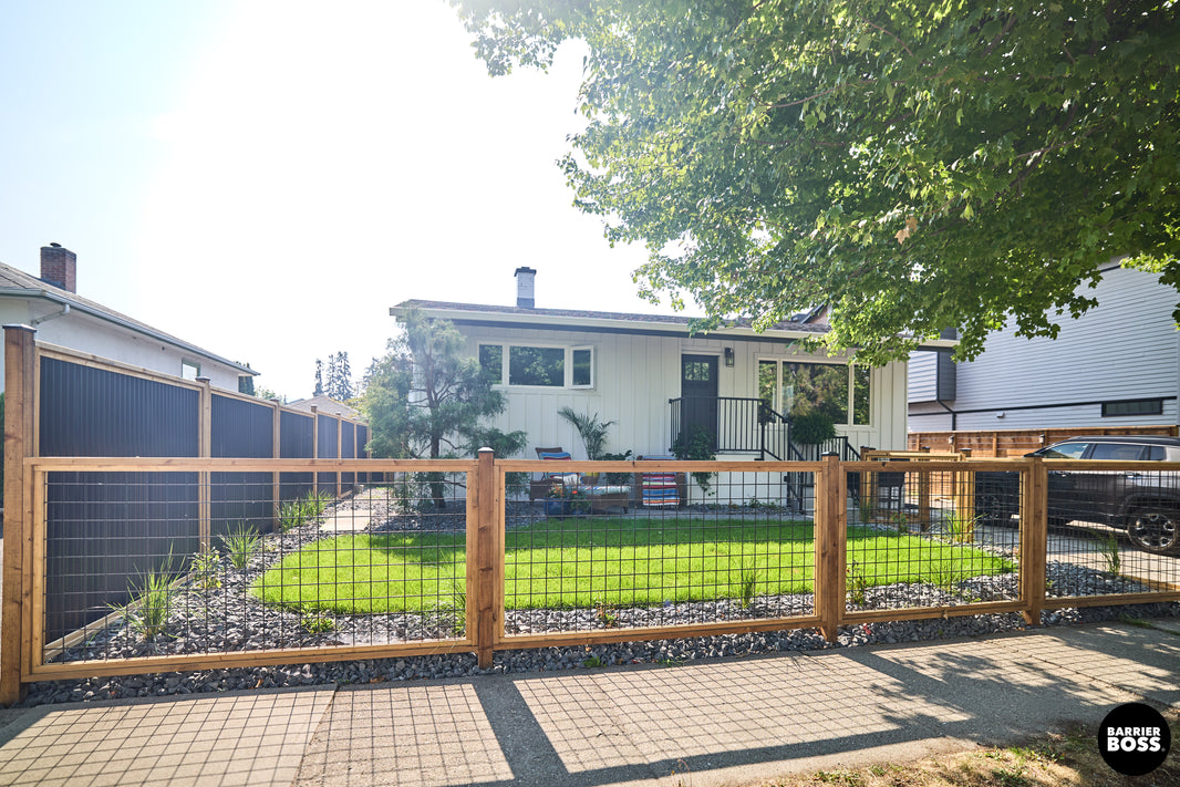 Black Hog Wire Fence Panels - Hog Panels (Premade or Unframed) - The Tough Panel