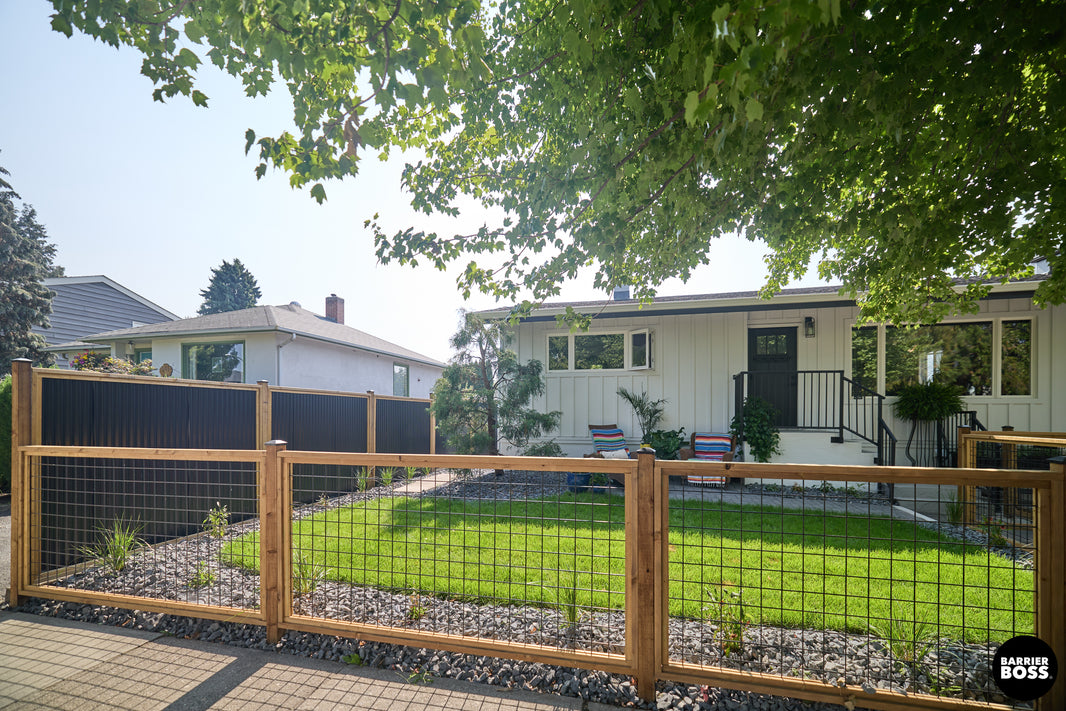 Black Hog Wire Fence Panels - Hog Panels (Premade or Unframed) - The Tough Panel