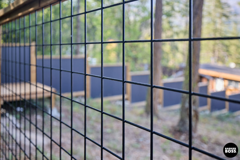 Load image into Gallery viewer, Black Hog Wire Fence Panels - Hog Panels (Premade or Unframed) - The Tough Panel
