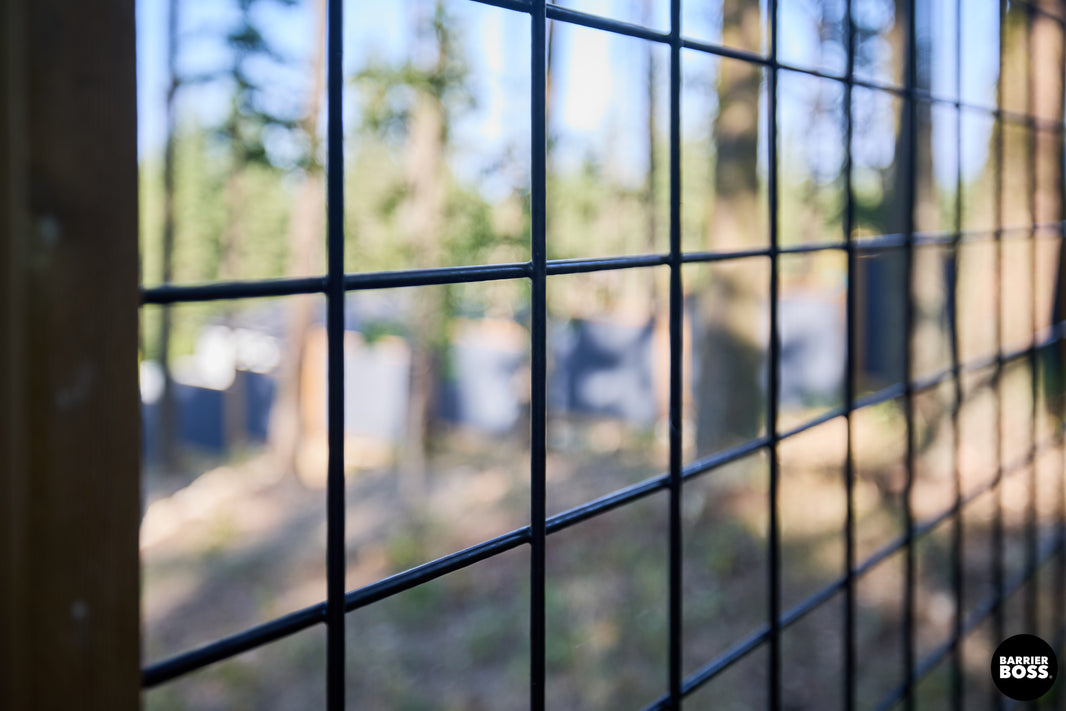 Black Hog Wire Fence Panels - Hog Panels (Premade or Unframed) - The Tough Panel