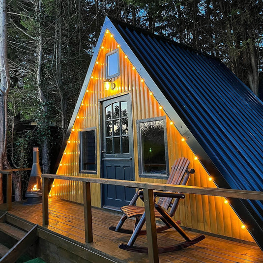 She Shed With Corrugated Metal Panels