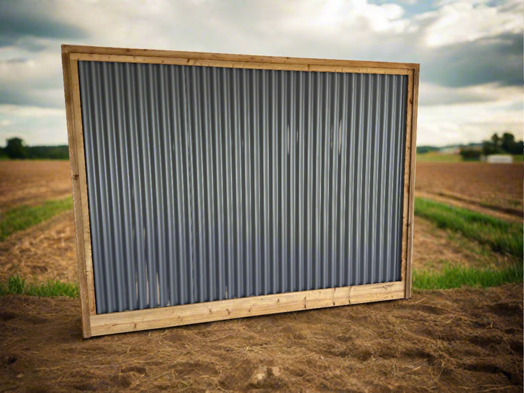 Corrugated metal is versatile for its customizability