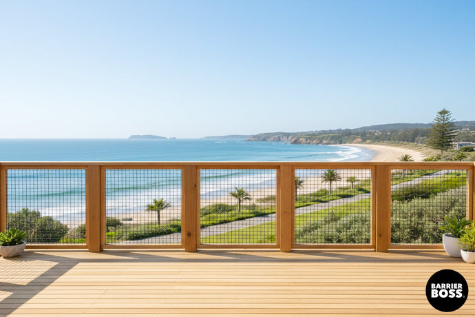 Rustic Charm Meets Modern Safety: Hog Wire Deck Railing Reimagined