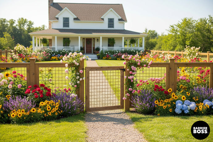 Residential Hog Wire Fence Panels: Affordable Style for Suburban Homes