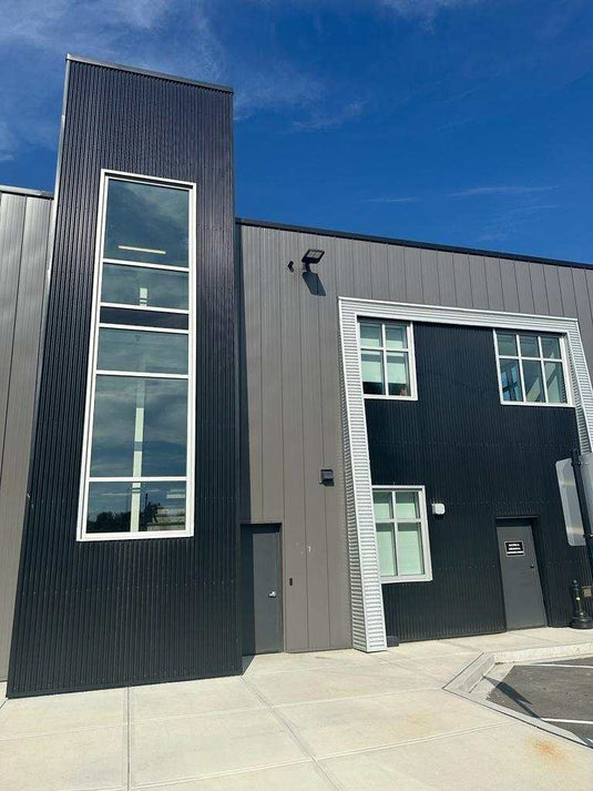 Corrugated Metal Siding On Building