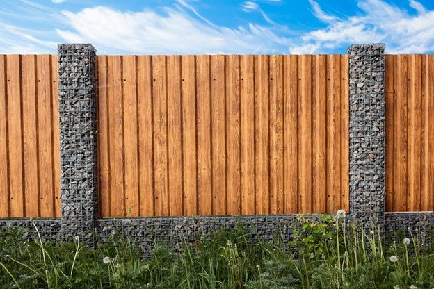 Corrugated Metal Fence