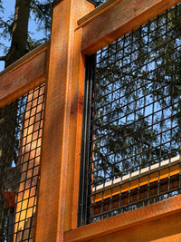 Black Hog Wire Deck Railing Panels (Premade or Unframed) - The Boreal - BarrierBoss™