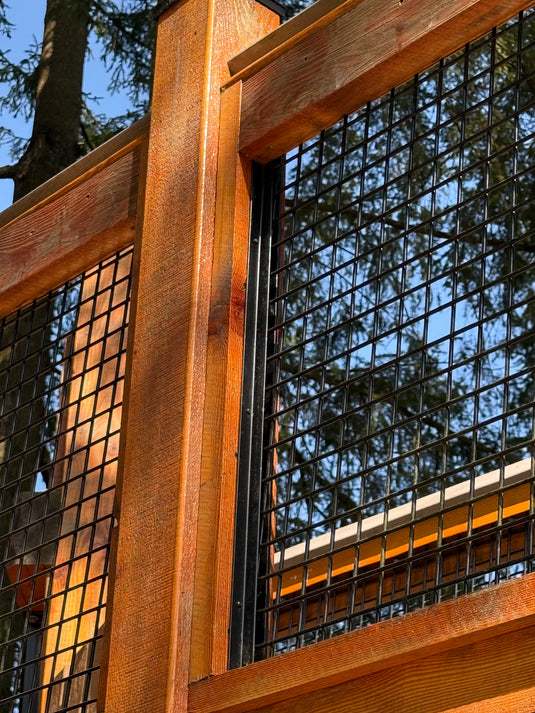 Black Hog Wire Deck Railing Panels (Premade or Unframed) - The Boreal - BarrierBoss™