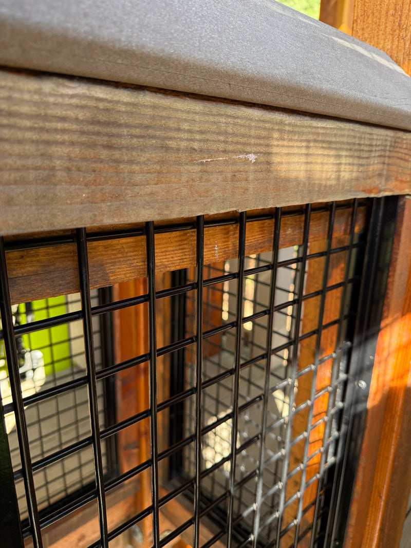 Load image into Gallery viewer, Black Hog Wire Deck Railing Panels (Premade or Unframed) - The Boreal - BarrierBoss™
