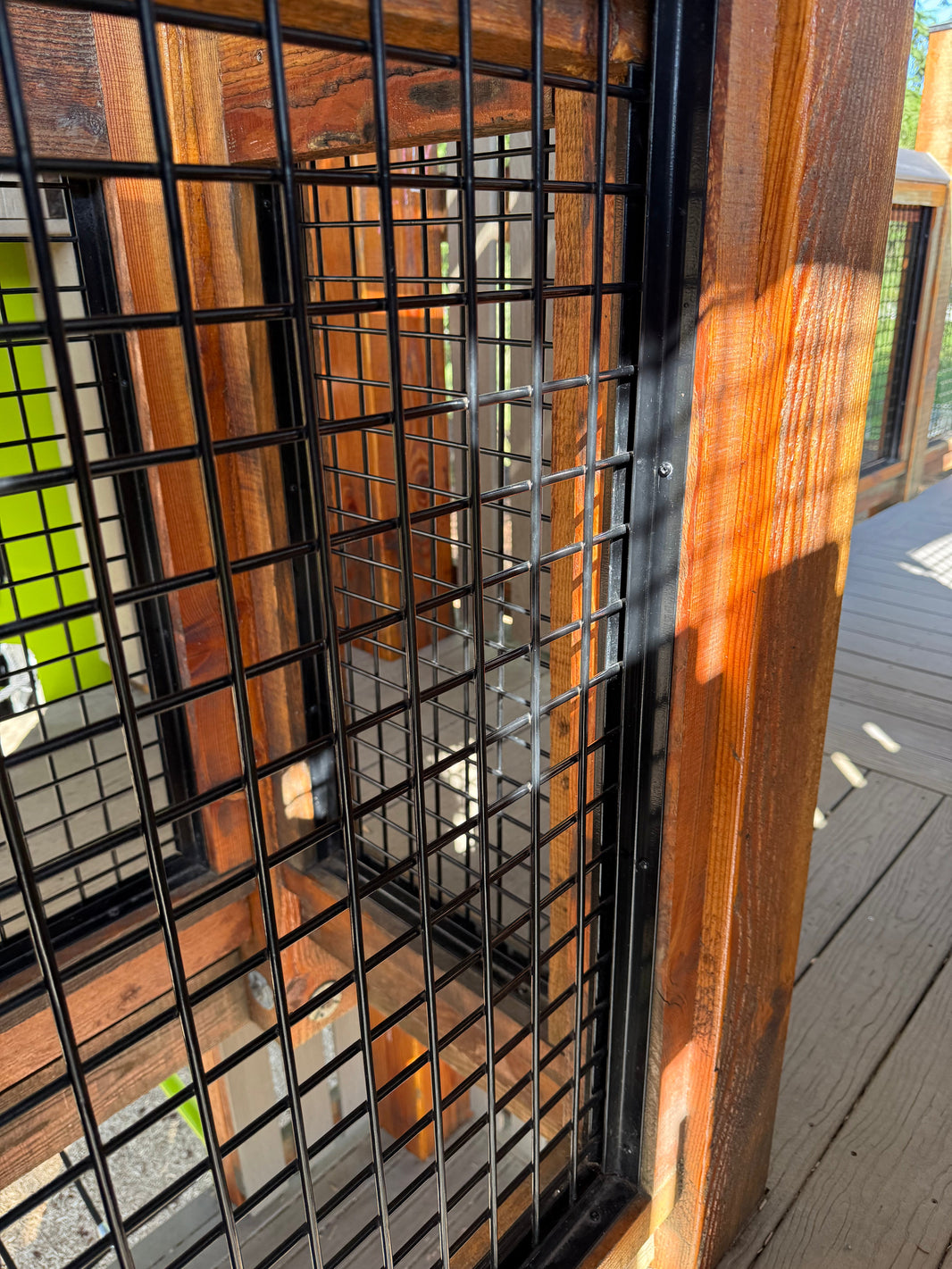 Black Hog Wire Deck Railing Panels (Premade or Unframed) - The Boreal - BarrierBoss™