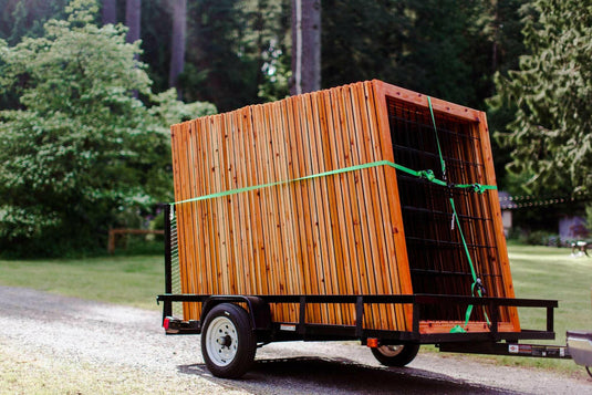 Black Hog Wire Fence Panels (Premade or Unframed) - The Rigid Panel - BarrierBoss™