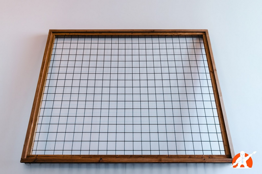 Black Hog Wire Fence Panels (Premade or Unframed) - The Rigid Panel - BarrierBoss™