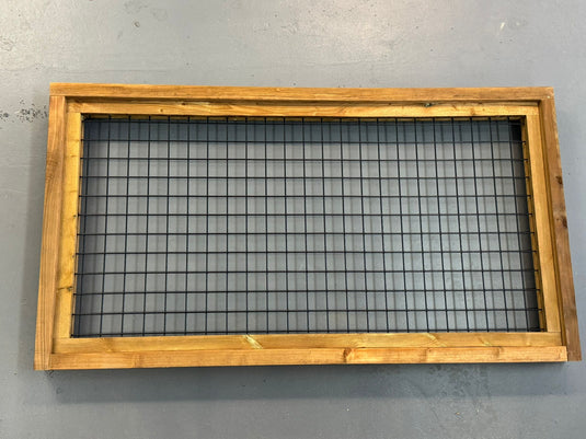 Black Hog Wire Fence Panels (Premade or Unframed) - The Rigid Panel - BarrierBoss™