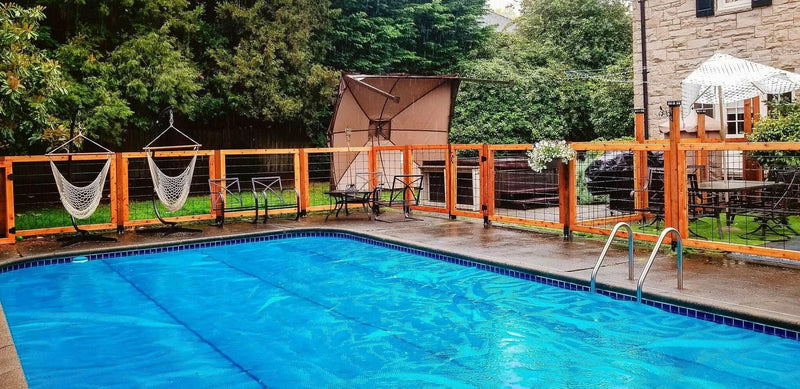 Load image into Gallery viewer, Black Hog Wire Fence Panels (Premade or Unframed) - The Rigid Panel - BarrierBoss™
