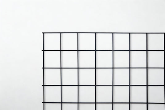 Black Hog Wire Fence Panels (Premade or Unframed) - The Rigid Panel - BarrierBoss™