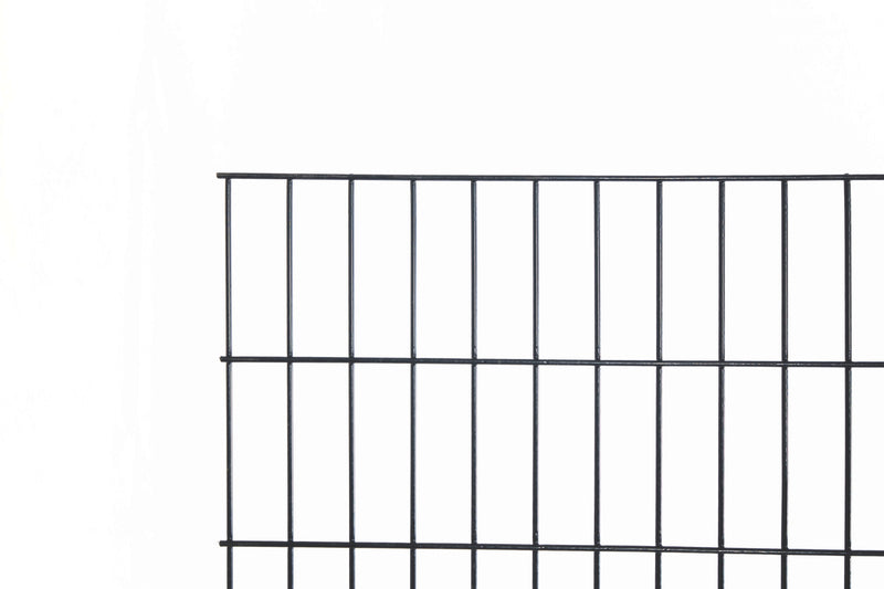 Load image into Gallery viewer, Unframed black hog wire panel, 2" x 6" mesh — BarrierBoss
