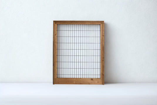 Black Hog Wire Fence Panels (Premade or Unframed) - The Rigid Panel - BarrierBoss™
