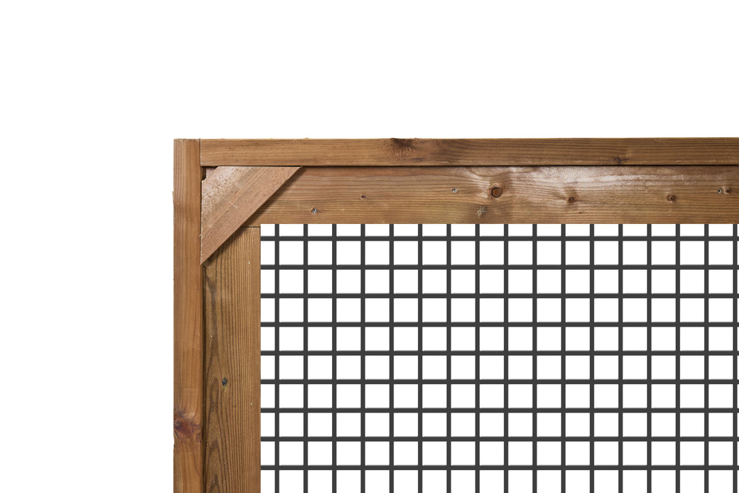 Hog Wire Gates - Rigid Wild Hog Wire Gate - Welded Gauge 6 Hog Panels w/Hinges & Hardware - BARRIERBOSS™ USA