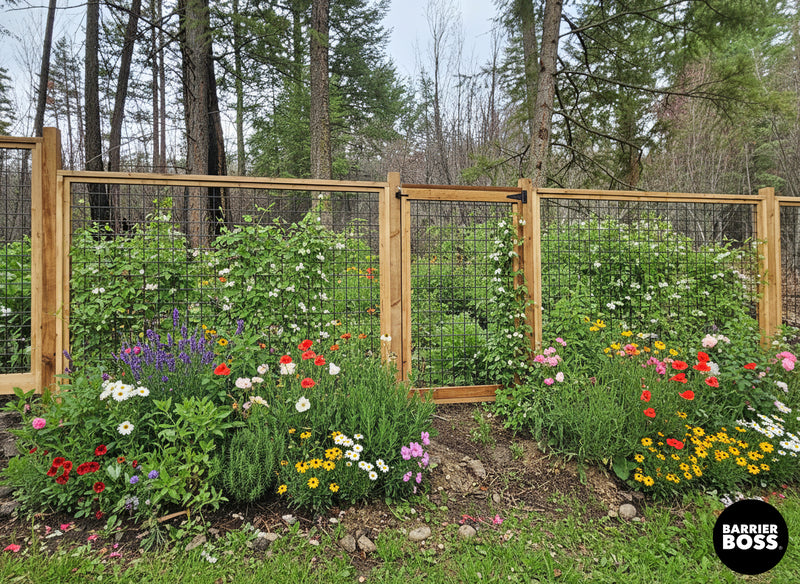 Load image into Gallery viewer, Black Hog Wire Fence Panels - Hog Panels (Premade or Unframed) - The Tough Panel
