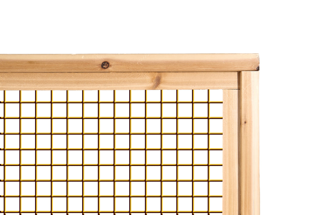 Brown Hog Wire Fence Panels (Premade or Unframed) - The Mojave - BARRIERBOSS™ USA