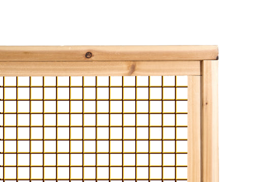 Brown Hog Wire Fence Panels (Premade or Unframed) - The Mojave - BARRIERBOSS™ USA