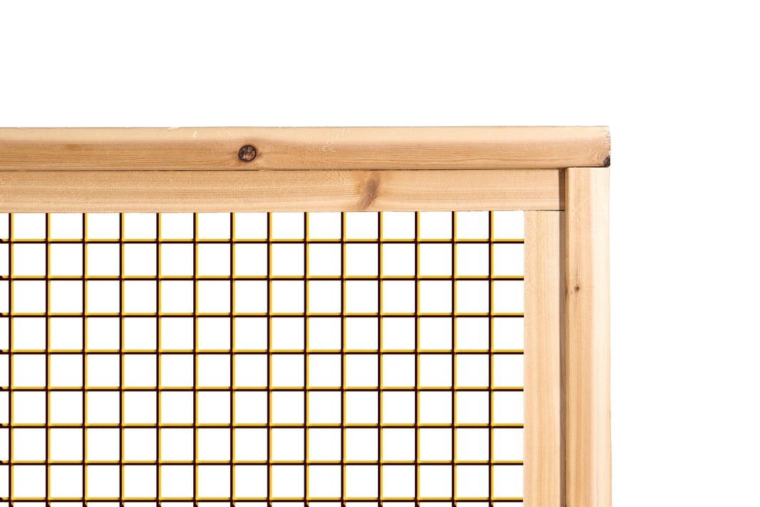 Brown Cattle Panel Fence