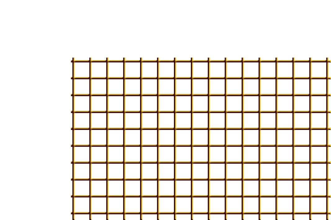 Unframed brown hog wire panel, 2" x 2" mesh — BarrierBoss
