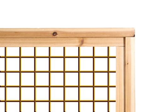 Brown Hog Wire Fence Panels (Premade or Unframed) - The Mojave - BARRIERBOSS™ USA