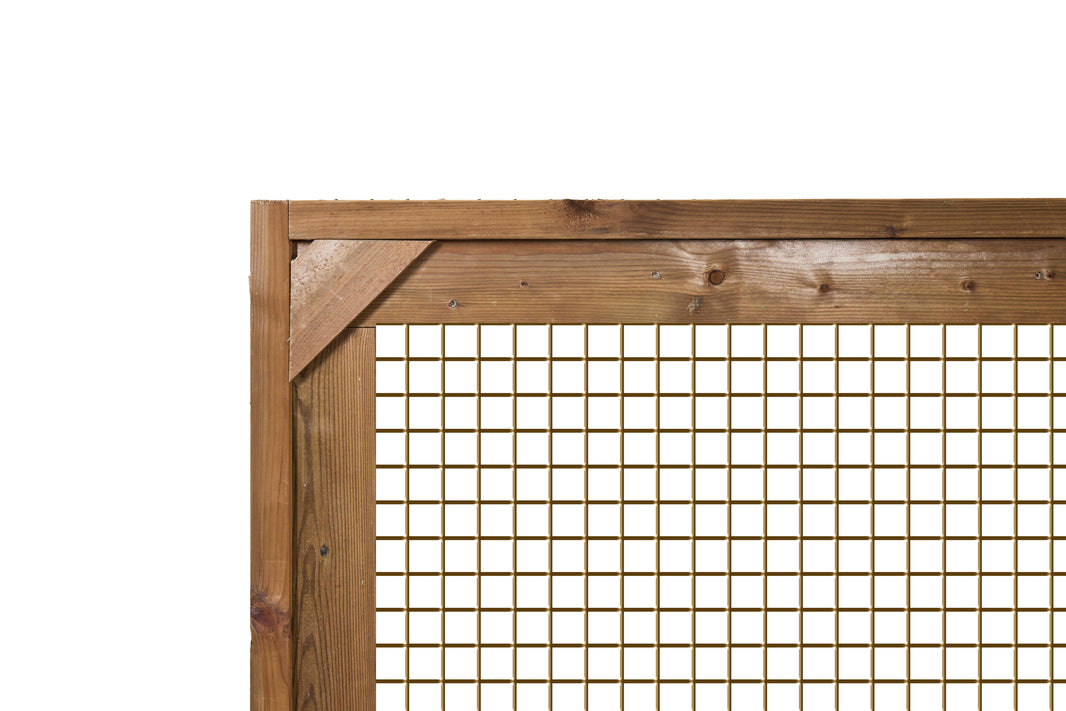 Hog Wire Gates - Rigid Wild Hog Wire Gate - Welded Gauge 6 Hog Panels w/Hinges & Hardware - BARRIERBOSS™ USA