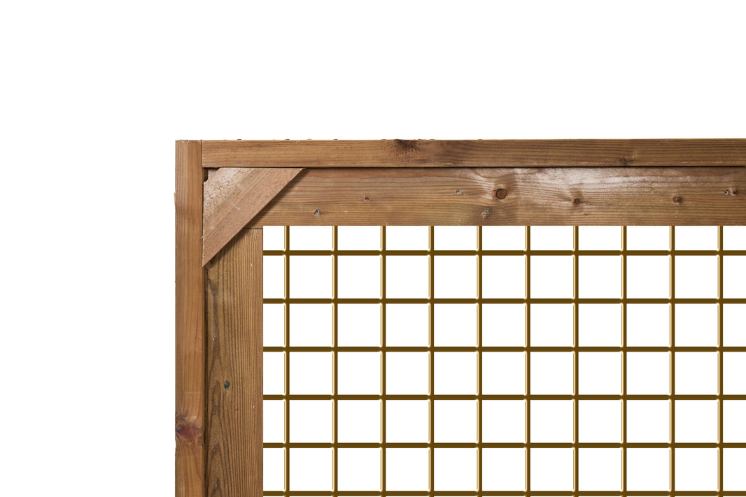 Hog Wire Gates - Rigid Wild Hog Wire Gate - Welded Gauge 6 Hog Panels w/Hinges & Hardware - BARRIERBOSS™ USA